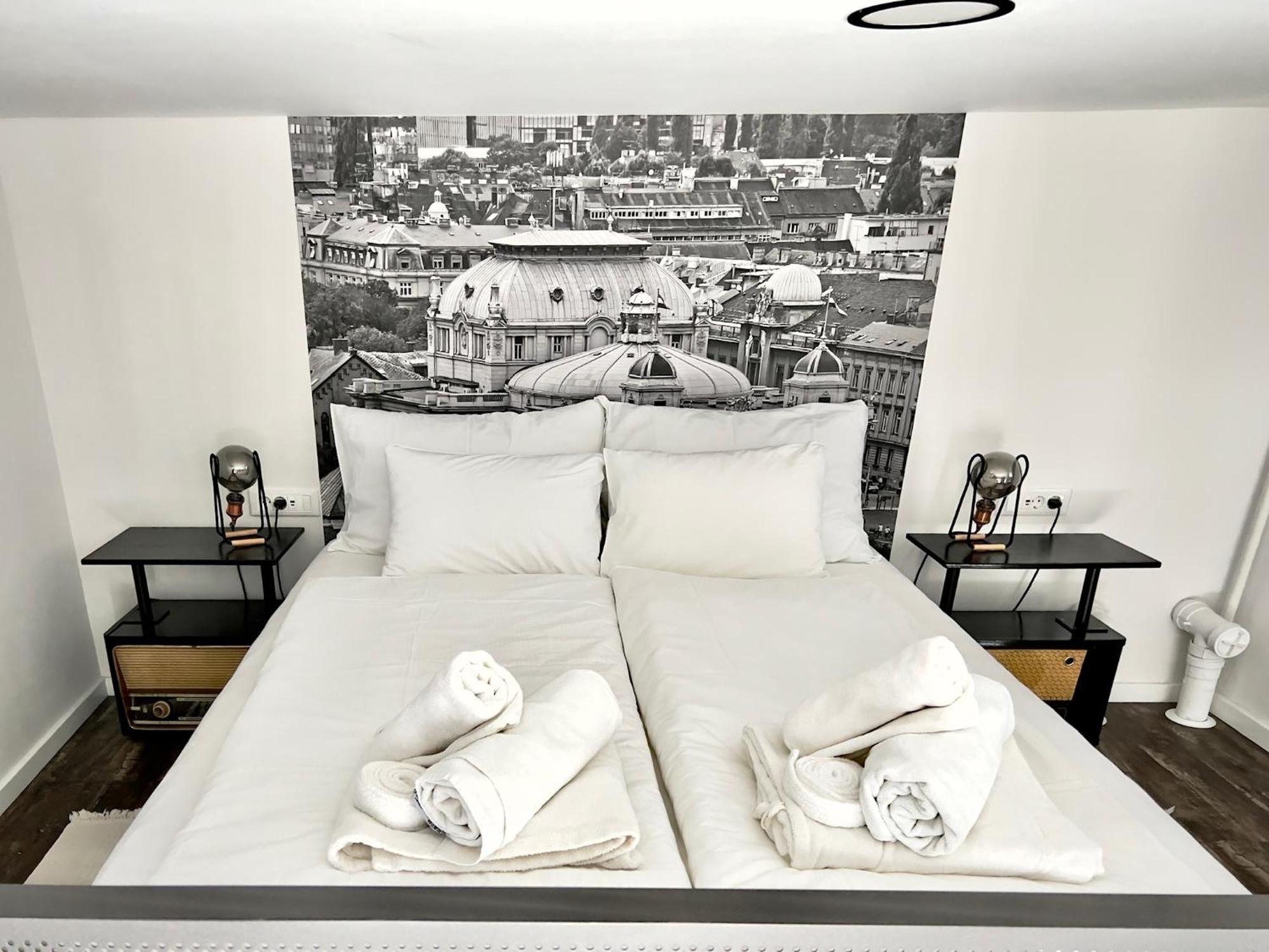 Zagreb Industrial Charm 1 & 2 Apartment Luaran gambar